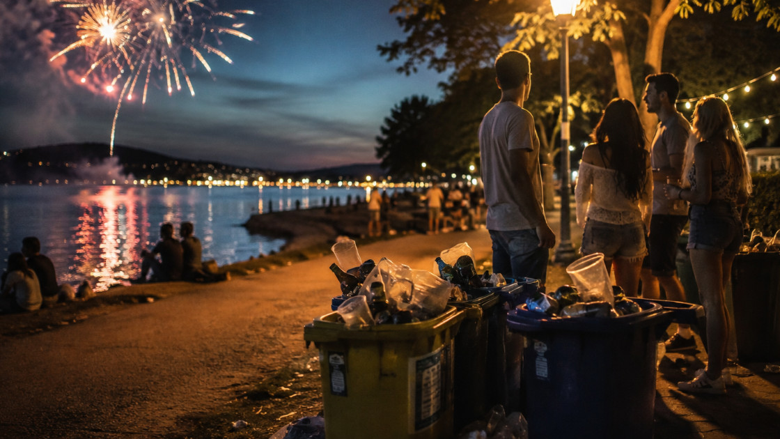 Nagy ünnep, több hulladék - augusztusi szelektív gyűjtésre Balatonkenesén