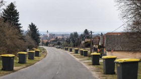 Az év utolsó szelektív hulladékszállítása Balatonkenesén