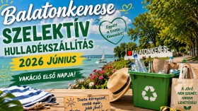 Balatonkenese szelektív hulladékszállítás 2026 június