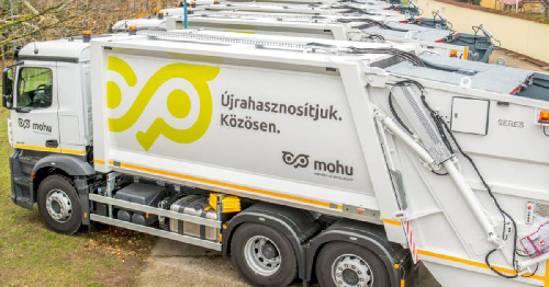 Győr új lendületet kap: 18 vadonatúj kukásautó állt szolgálatba