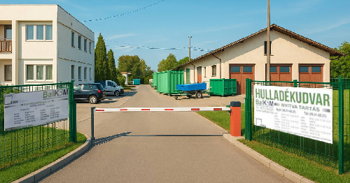 Hulladékudvar Balatonkenesei lakosok számára