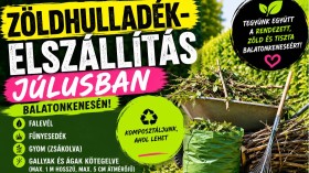 Júliusban ismét zöldhulladék-elszállítás Balatonkenesén