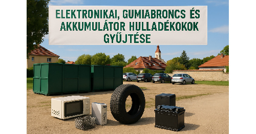 Központban, központi hulladékgyűjtési akció Balatonkenesén