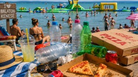 Nyári szelektív szállítás Balatonkenesén Júliusban